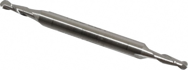 Value Collection 841-0109 Ball End Mill: 0.1094" Dia, 0.3281" LOC, 2 Flute, High Speed Steel Image