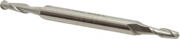 Value Collection 841-0125 Ball End Mill: 0.125" Dia, 0.375" LOC, 2 Flute, High Speed Steel Image