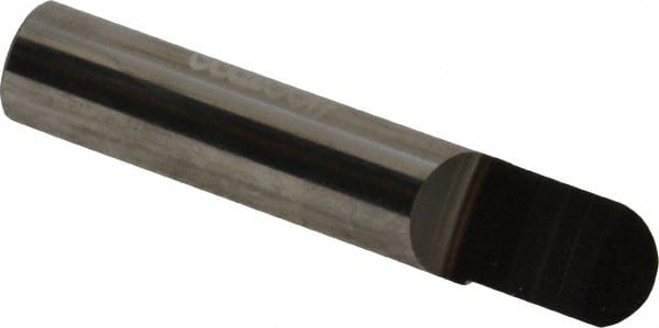 Engraving Cutter: 3/8" Dia, Ball Point, Solid Carbide