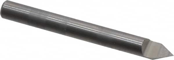 Engraving Cutter: 60 °, 5/32" Dia, Conical Point, Solid Carbide