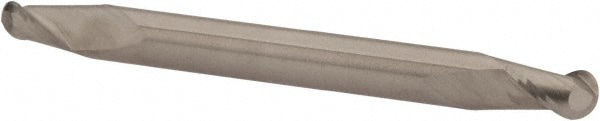 Value Collection 843-0187 Ball End Mill: 0.1875" Dia, 0.2813" LOC, 2 Flute, High Speed Steel Image