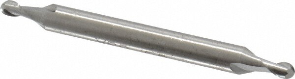 Value Collection 543-0109 Ball End Mill: 0.1094" Dia, 0.1563" LOC, 2 Flute, Cobalt Image