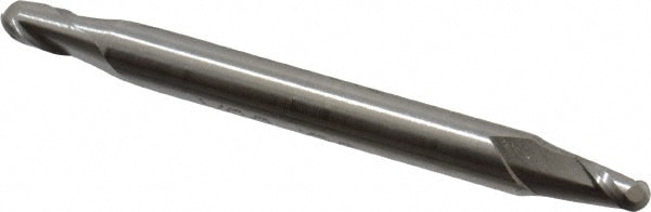 Value Collection 543-0140 Ball End Mill: 0.1406" Dia, 0.2188" LOC, 2 Flute, Cobalt Image