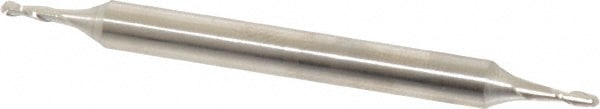 Value Collection 541-0062 Ball End Mill: 0.0625" Dia, 0.1875" LOC, 2 Flute, Cobalt Image