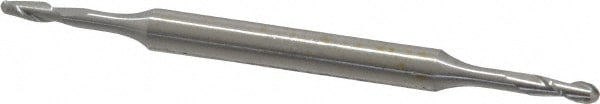 Value Collection 545-0093 Ball End Mill: 0.0938" Dia, 0.2813" LOC, 2 Flute, Cobalt Image