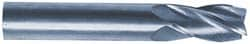 SGS 39137 Square End Mill: 19/64 Dia, 13/16 LOC, 5/16 Shank Dia, 2-1/2 OAL, 4 Flutes, Solid Carbide Image