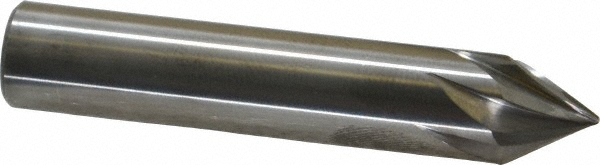 Made in USA 1105 3/8" Shank Diam, 7 Flute 60&deg; Solid Carbide Countersink Image