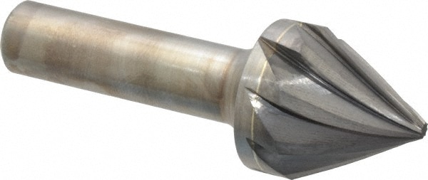 Countersink: 60 ° Included Angle, 9 Flutes, Solid Carbide, Right Hand Cut