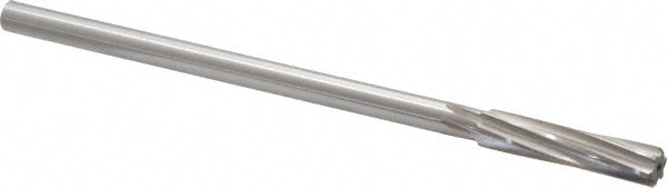 Alvord Polk 1150 Chucking Reamer: 3/8" Dia, 7" OAL, 1-3/4" Flute Length, Straight Shank, High Speed Steel 