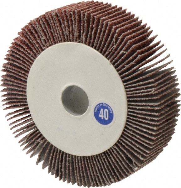 3-1/2 x 1" 40 Grit Aluminum Oxide Unmounted Flap Wheel