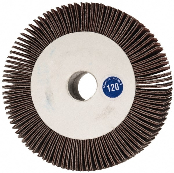 3-1/2 x 1" 120 Grit Aluminum Oxide Unmounted Flap Wheel