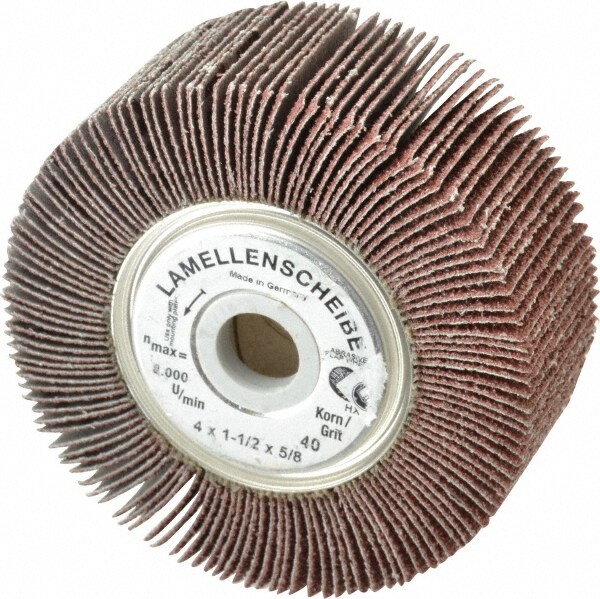 4 x 1-1/2" 40 Grit Aluminum Oxide Unmounted Flap Wheel