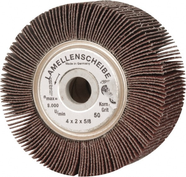 4 x 2" 50 Grit Aluminum Oxide Unmounted Flap Wheel