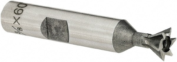 Keo 75206 Dovetail Cutter: 60 °, 2-1/2" Cut Dia, 1-1/8" Cut Width, High Speed Steel 