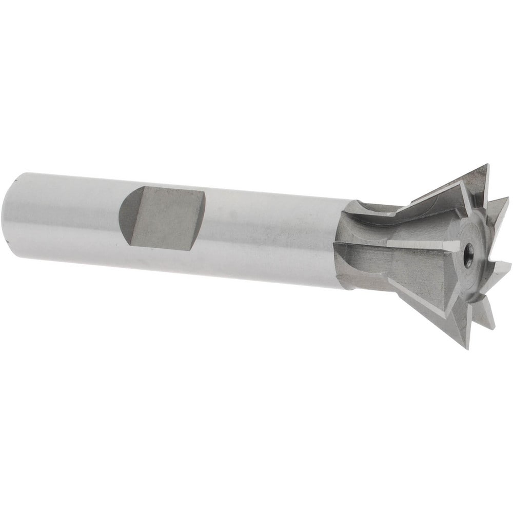 Dovetail Cutter: 60 °, 3/4" Cut Dia, 5/16" Cut Width, High Speed Steel