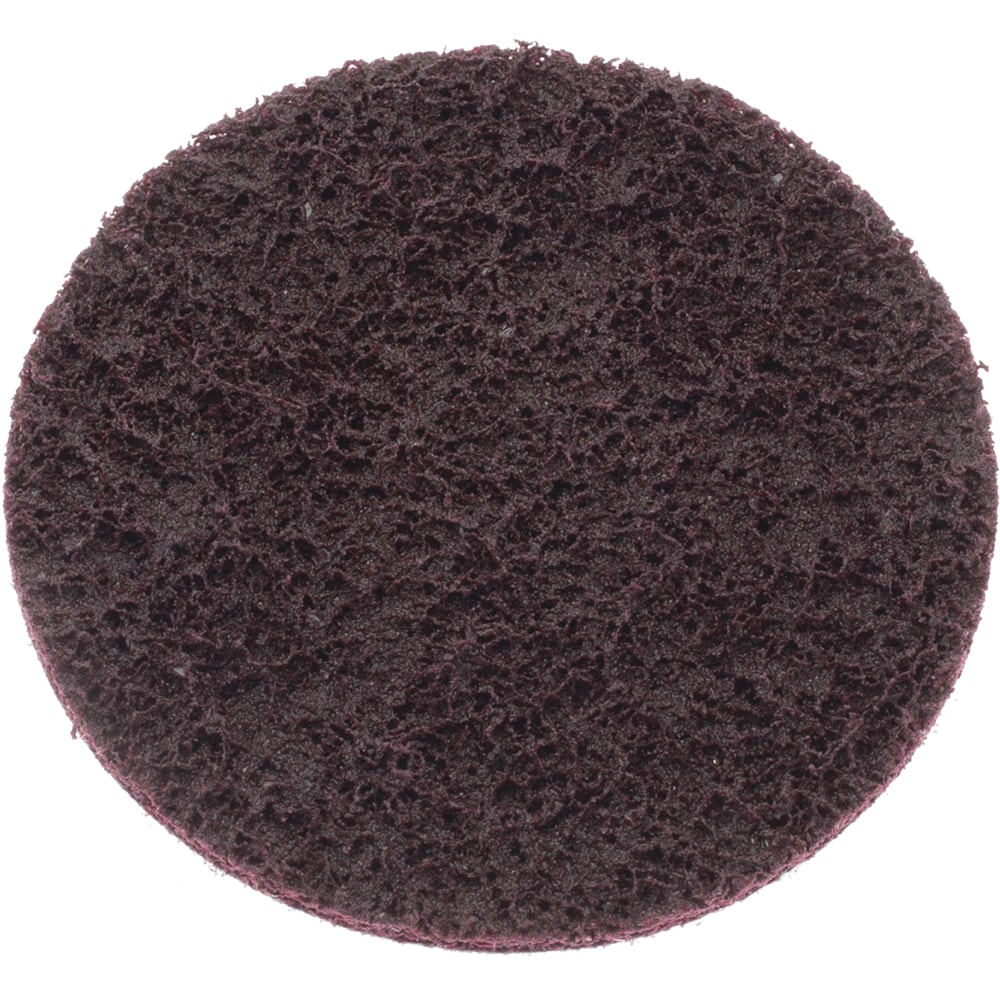 Quick-Change Disc: Power-Lock Type 3, 3" Disc Dia, Aluminum Oxide, Non-Woven