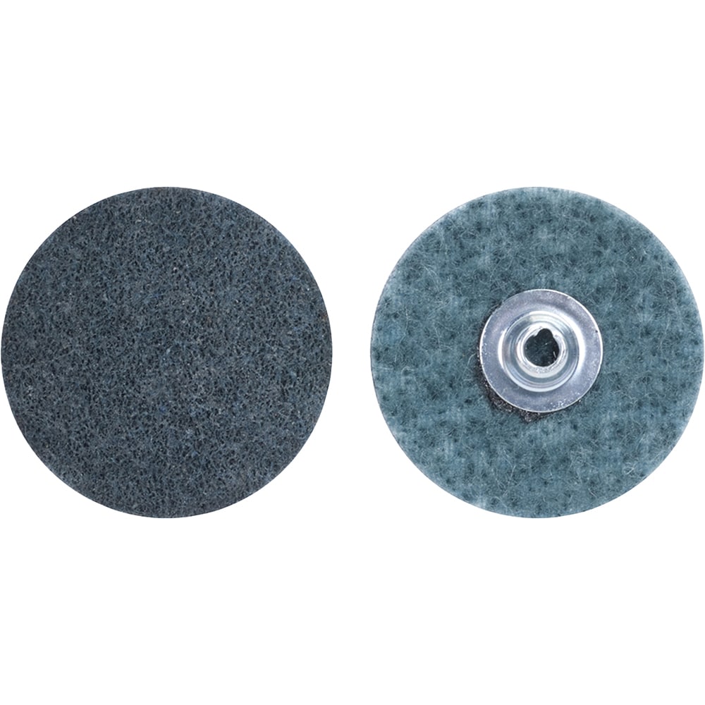 Quick-Change Disc: Power-Lock Type 2, 3" Disc Dia, Aluminum Oxide, Non-Woven