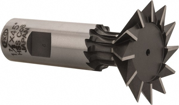 Value Collection DC4515CO Dovetail Cutter: 45 °, 1-7/8" Cut Dia, 13/16" Cut Width, Cobalt Image