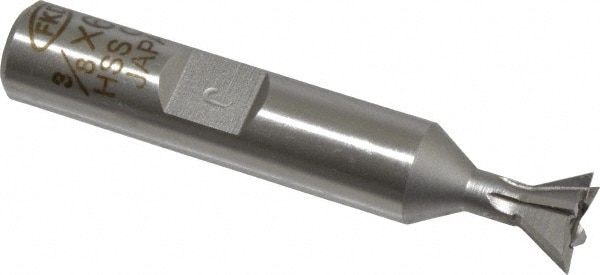 Value Collection DC6003CO Dovetail Cutter: 60 °, 3/8" Cut Dia, 3/16" Cut Width, Cobalt Image