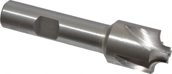 Interstate Corner Rounding End Mill: 0.17 mm Radius, 3/4" Dia, 4 Flutes, Cobalt - 3" OAL, 1/2" Shank Dia, Bright/Uncoated, Single End