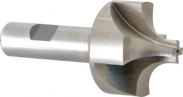 Interstate Corner Rounding End Mill: 0.56 mm Radius, 1-15/16" Dia, 4 Flutes, Cobalt - 4" OAL, 3/4" Shank Dia, Bright/Uncoated, Single End