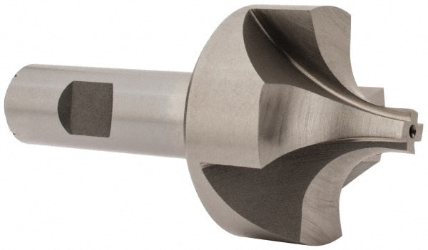 Interstate Corner Rounding End Mill: 0.62 mm Radius, 1-15/16" Dia, 4 Flutes, Cobalt - 4" OAL, 3/4" Shank Dia, Bright/Uncoated, Single End