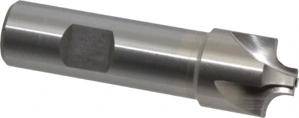 Interstate Corner Rounding End Mill: 0.21 mm Radius, 7/8" Dia, 4 Flutes, Cobalt - 3/4" Shank Dia, Bright/Uncoated, Single End | Part #723-6459