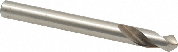 Spotting Drill: 1/4" Dia, 90 ° Point, 2-1/2" OAL, High Speed Steel