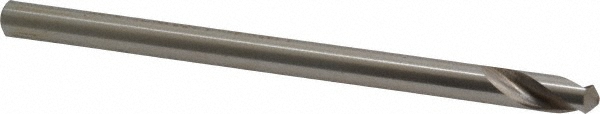 Spotting Drill: 1/4" Dia, 120 ° Point, 4" OAL, High Speed Steel
