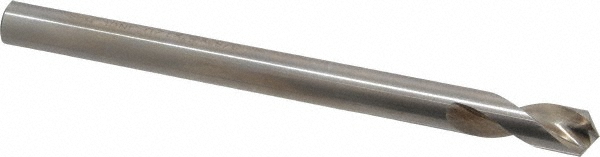 Spotting Drill: 3/8" Dia, 120 ° Point, 5" OAL, High Speed Steel