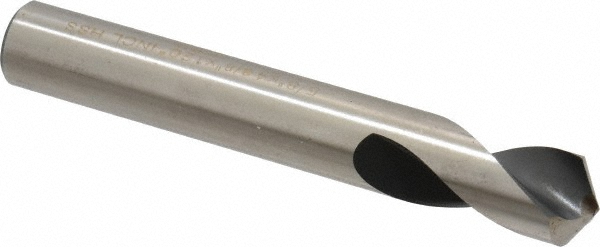 Spotting Drill: 5/8" Dia, 120 ° Point, 4-3/8" OAL, High Speed Steel
