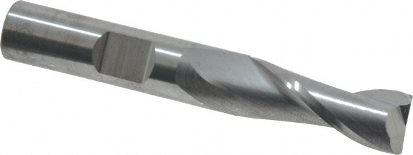 SGS 38247 Corner Radius End Mill: 3/8" Dia, 1" LOC, 0.02" Radius, 2 Flutes, Solid Carbide Image