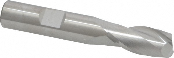 SGS 38263 Corner Radius End Mill: 1/2" Dia, 1" LOC, 0.03" Radius, 2 Flutes, Solid Carbide Image