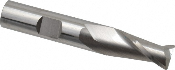 SGS 38265 Corner Radius End Mill: 1/2" Dia, 1" LOC, 0.045" Radius, 2 Flutes, Solid Carbide Image