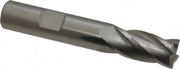 SGS 38061 Corner Radius End Mill: 1/2" Dia, 1" LOC, 0.02" Radius, 4 Flutes, Solid Carbide Image