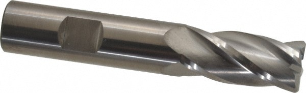 SGS 38081 Corner Radius End Mill: 5/8" Dia, 1-1/4" LOC, 0.06" Radius, 4 Flutes, Solid Carbide Image