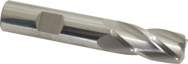 SGS 38083 Corner Radius End Mill: 5/8" Dia, 1-1/4" LOC, 0.09" Radius, 4 Flutes, Solid Carbide Image