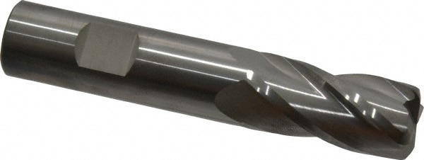 SGS 38099 Corner Radius End Mill: 3/4" Dia, 1-1/2" LOC, 1/8" Radius, 4 Flutes, Solid Carbide Image