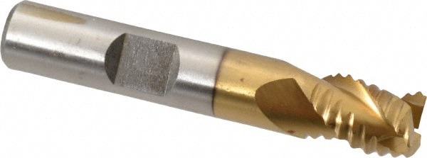 Value Collection 724-6430 Square End Mill: 3/8 Dia, 7/16 LOC, 3/8 Shank Dia, 2-3/16 OAL, 3 Flutes, Cobalt Image