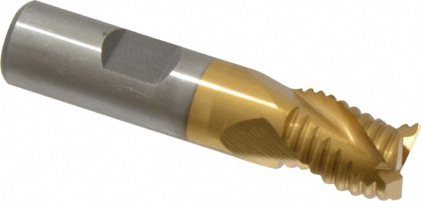 Value Collection 724-6475 Square End Mill: 5/8 Dia, 3/4 LOC, 5/8 Shank Dia, 2-7/8 OAL, 3 Flutes, Cobalt Image