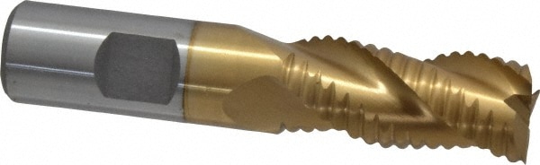 Value Collection 724-6511 Square End Mill: 3/4 Dia, 1-5/8 LOC, 3/4 Shank Dia, 3-3/4 OAL, 3 Flutes, Cobalt Image