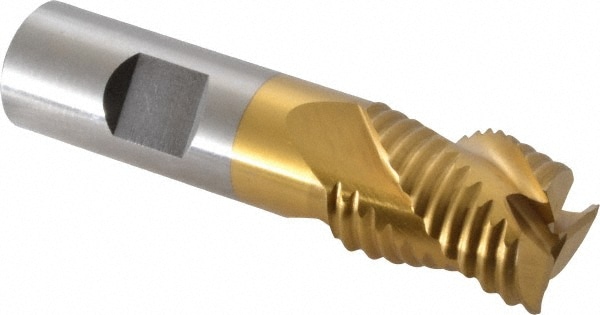 Value Collection 724-6535 Square End Mill: 7/8 Dia, 1-1/8 LOC, 3/4 Shank Dia, 3-3/8 OAL, 3 Flutes, Cobalt Image