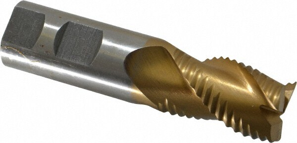 Value Collection 724-6571 Square End Mill: 1 Dia, 1-5/8 LOC, 1 Shank Dia, 4-1/8 OAL, 3 Flutes, Cobalt Image