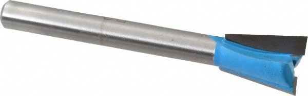 1/2" Diam, 5/8" LOC, 2 Flute Carbide-Tipped Edge Profile Dovetail Router Bit