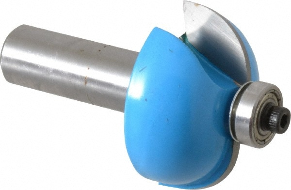 1-1/2" Diam, 5/8" LOC, 2 Flute Carbide-Tipped Edge Profile Cove Router Bit