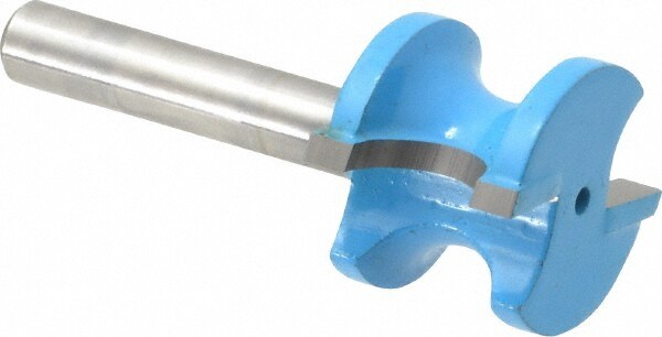 7/8" Diam, 11/16" LOC, 2 Flute Carbide-Tipped Edge Profile Bull Nose Router Bit