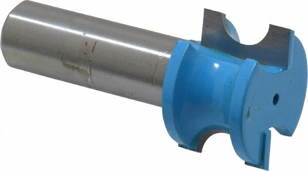 1" Diam, 5/8" LOC, 2 Flute Carbide-Tipped Edge Profile Bull Nose Router Bit