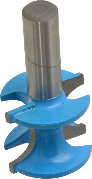 1-3/8" Diam, 1-1/16" LOC, 2 Flute Carbide-Tipped Edge Profile Bull Nose Router Bit