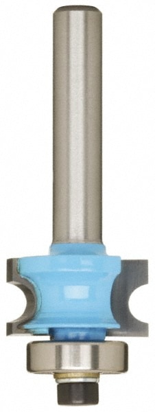 3/4" Diam, 5/16" LOC, 2 Flute Carbide-Tipped Edge Profile Beading Router Bit
