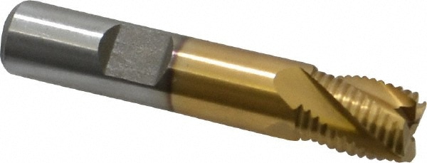 Value Collection 724-3110 Square End Mill: 1/2 Dia, 5/8 LOC, 1/2 Shank Dia, 2-5/8 OAL, 4 Flutes, Cobalt Image